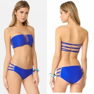 Mikoh Swim SUNSET String Bandeau Bikini Top